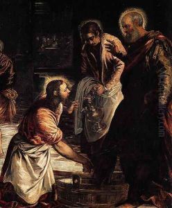 Christ Washing His Disciples' Feet (detail 1)