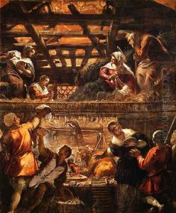 The Adoration of the Shepherds by Jacopo Tintoretto (Robusti)