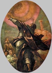 The Pillar of Fire by Jacopo Tintoretto (Robusti)
