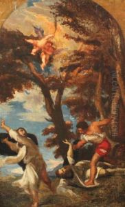 The Martyrdom Of St Peter, After
 The Altarpiece For Thedominican Church Of Santi Giovanni E Paolo In 
Venice, Destroyed Byfire In 1867 And Only Known Through
