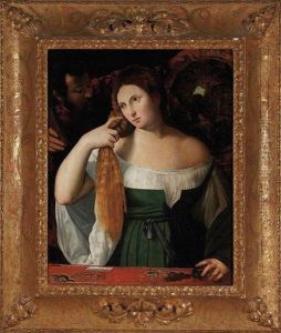 Dama Conespejo by Tiziano Vecellio (Titian)
