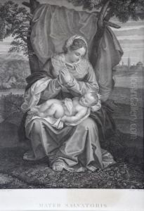 Madonna Con Bambino by Tiziano Vecellio (Titian)