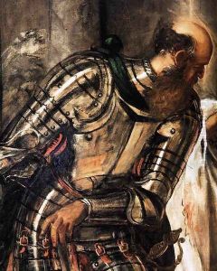 Crowning with Thorns (detail) by Jacopo Tintoretto (Robusti)
