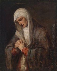 A Mater Dolorosa by Tiziano Vecellio (Titian)