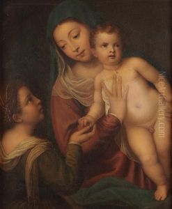 Madonna And Child by Tiziano Vecellio (Titian)