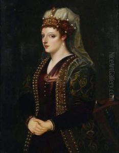 Portrait De Femme by Tiziano Vecellio (Titian)