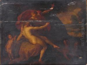 Classical Scene by Tiziano Vecellio (Titian)