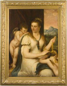 Venus Blindfolding Cupid