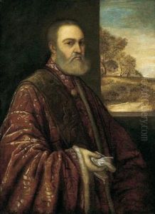 Ritratto Delprocuratore Alessandro Contarini by Tiziano Vecellio (Titian)