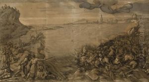 La Destruction De L'armee De 
Pharaon Dans La Mer Rouge Probablement Par John Baptist Jackson