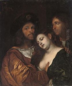 The Lovers by Tiziano Vecellio (Titian)