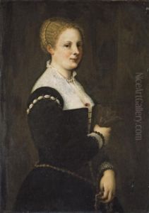 Portrait Presume D'elisabetta Querini Massola by Tiziano Vecellio (Titian)