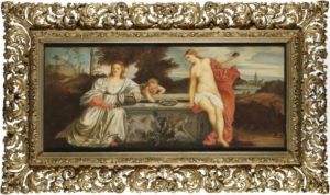Sacred And Profane Love by Tiziano Vecellio (Titian)