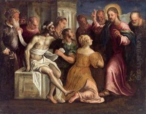La Resurrezione Di Lazzaro by Tiziano Vecellio (Titian)