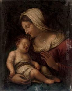 The Madonna And Child by Tiziano Vecellio (Titian)