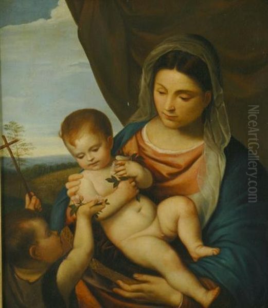 Madonna And Child With The Infant John The Baptist - view 1