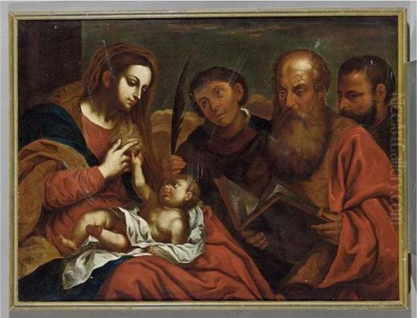 The Madonna And Child Together With St. Stephen, St. Jerome And St. Maurice - view 1