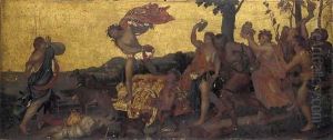 Bacchus And Ariadne by Tiziano Vecellio (Titian)