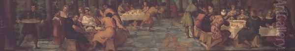 King Belshazzars Banquet, c.1543-44 2 - view 1