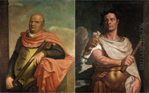 Portraits Of The Emperors Vespasian And Galba