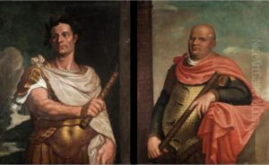 Portraits Of Emperors Vespasian And Galba by Tiziano Vecellio (Titian)