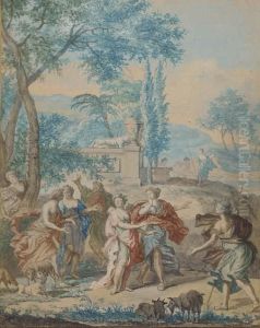 Fete Champetre by Tiziano Vecellio (Titian)