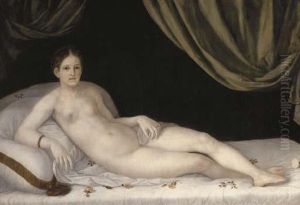 A Lady As Venus, Reclining On A Bed