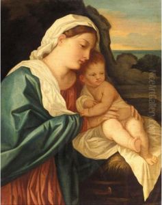 The Madonna And Child by Tiziano Vecellio (Titian)
