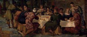 King Belshazzars Banquet, c.1543-44 by Jacopo Tintoretto (Robusti)