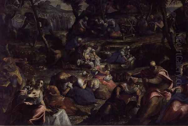 The Miraculous Fall of Manna - view 1