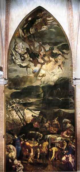 Moses Receiving the Tables of the Law - view 1