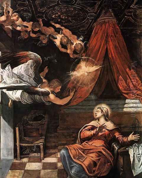 The Annunciation (detail) - view 1