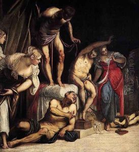 St Roch in the Hospital (detail 1) by Jacopo Tintoretto (Robusti)