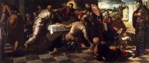 Last Supper 4 by Jacopo Tintoretto (Robusti)