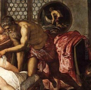Venus, Mars, and Vulcan (detail) by Jacopo Tintoretto (Robusti)