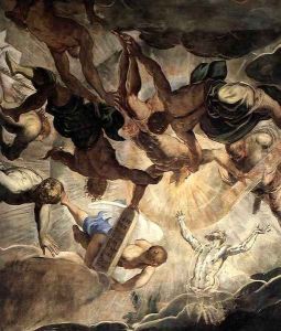Moses Receiving the Tables of the Law (detail)