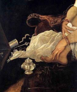 Susanna and the Elders (detail) by Jacopo Tintoretto (Robusti)