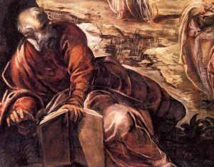 The Ascension (detail) by Jacopo Tintoretto (Robusti)