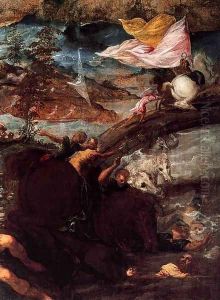 The Conversion of Saul (detail) by Jacopo Tintoretto (Robusti)