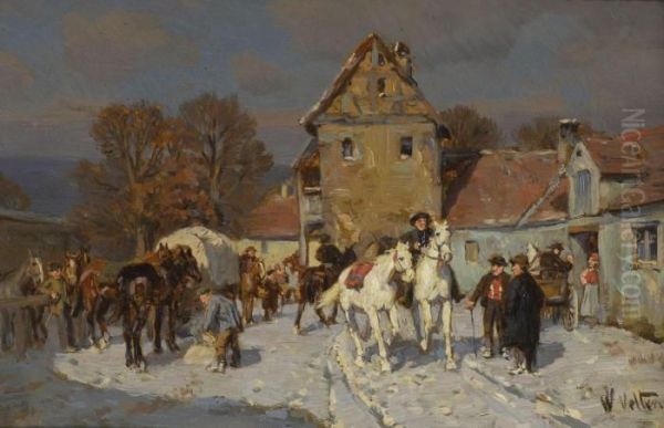 Winterlicher Pferdemarkt - view 1