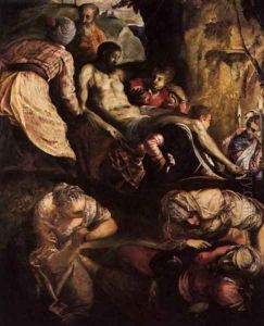 Christ Carried to the Tomb by Jacopo Tintoretto (Robusti)