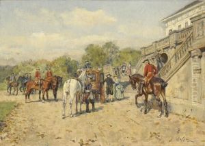 Abschied Vor Schloss
Nymphenburg. by Wilhelm Velten