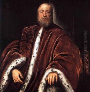 Portrait of a Procurator of St Mark's (detail)