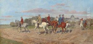 Riding Out by Wilhelm Velten