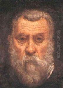 Self Portrait Detail 1588 by Jacopo Tintoretto (Robusti)