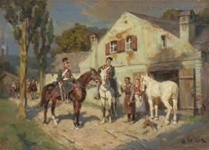 Beim Hufschmied. by Wilhelm Velten