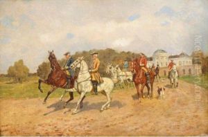 Imperial Hunting Party by Wilhelm Velten