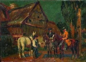 Zwei Vornehme Reiter