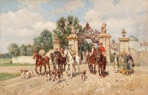 The Departure; And The Arrival by Wilhelm Velten