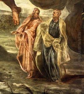 The Ascension (detail) 2 by Jacopo Tintoretto (Robusti)